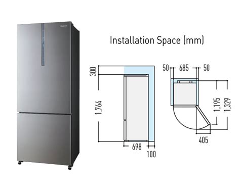 Panasonic 16 cuft 2 door Inverter Bottom Freezer Refrigerator - Cebu ...