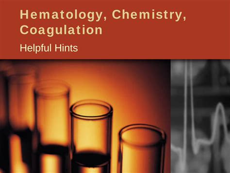 PDF Hematology Chemistry Coagulation Hematology Chemistry