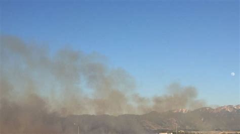 Large 2 Alarm Brush Fire Affecting Interstate 80 In Both Directions