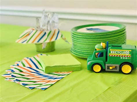 Trucks Birthday Party, Garbage Truck