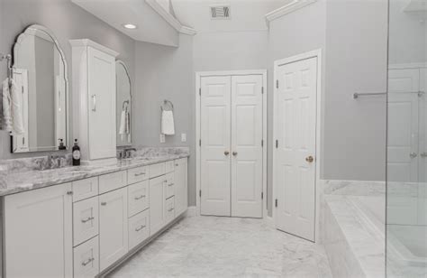 Shadow Storm Marble Master Bathroom Modern Badezimmer Atlanta