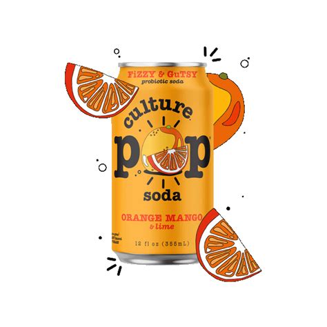 Culture Pop ORANGE MANGO & lime soda