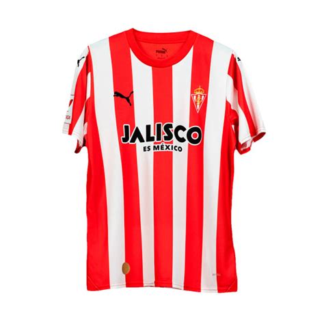 Maillot Puma Enfants Sporting Gijón Maillot Domicile 2023 2024 Red