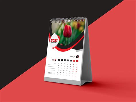 2021 Desk calendar on Behance