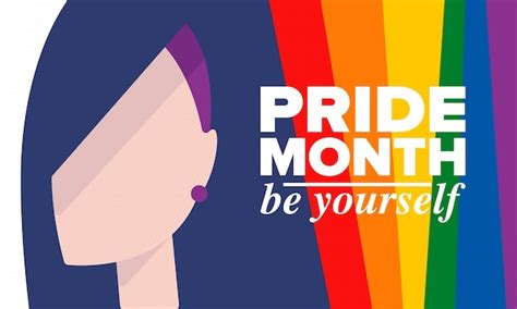 Premium Vector Lgbt Pride Month In June Lesbian Gay Bisexual Transgender Lgbt Flag Rainbow