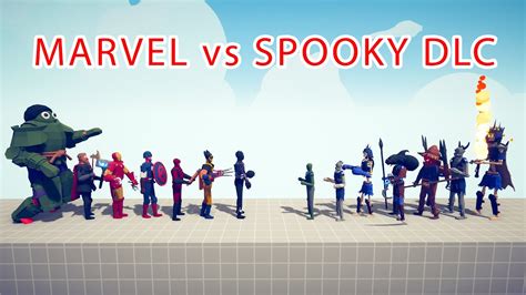 Marvel Team Vs Spooky Dlc Team Totally Accurate Battle Simulator Tabs