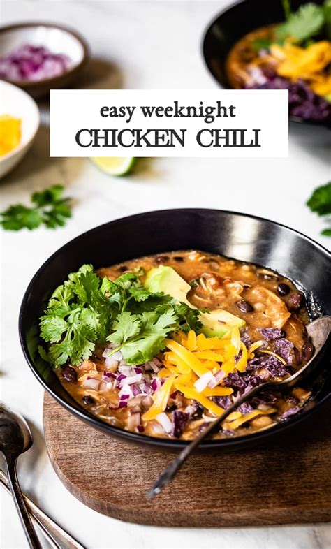 Easy Chicken Chili Recipe Foolproof Living