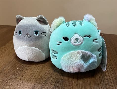 Nwt Squishmallow New Kellytoy 4 5 Felton Siamese Cat Corinna Etsy Canada