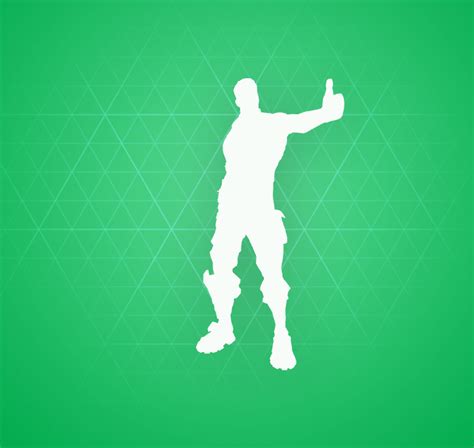 Fortnite Thumbs Up Emote Uncommon Dance Fortnite Skins