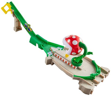 Набор игровой Mattel Hot Wheels Марио Карт Горка Цветок пиранья GCP GFY купить с