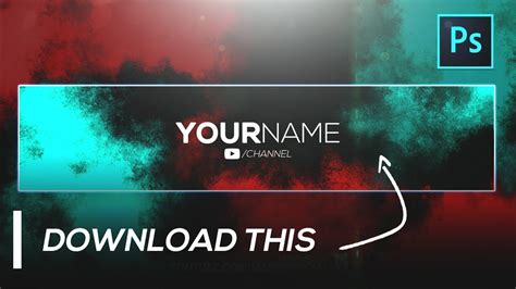 CLEAN 💥 Banner YouTube Channel Art Template - Download for Photoshop ...