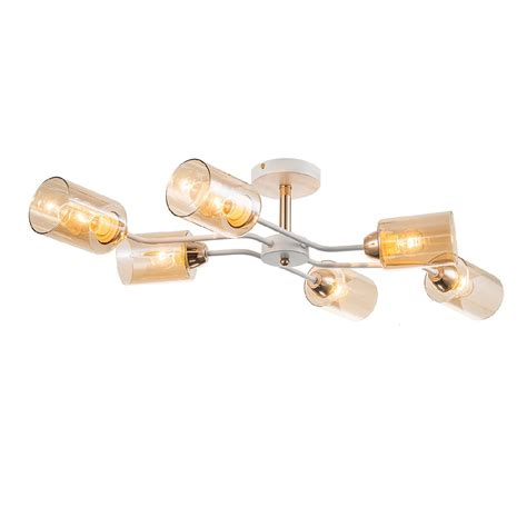 Люстра на штанге Escada Vertigo 1131/6P White/Gold - купить в Москве по ...