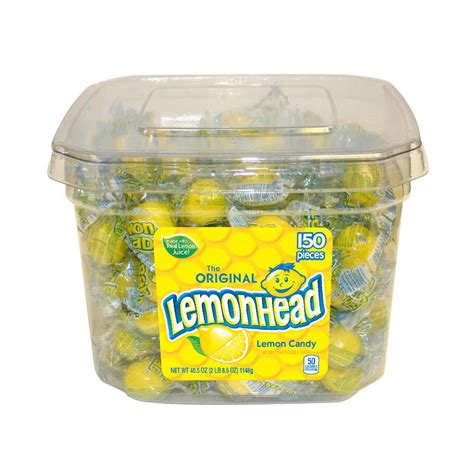 Amazon.com : Lemonhead 150ct Tub - Individually Wrapped : Hard Candy ...