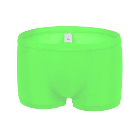 Buyisi Mens Ultra Thin Sheer Bikini Shorts Low Waist Briefs Ice Silk Translucent Underwear Pouch