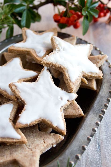 German Cinnamon Stars Low Carb Christmas Cookies Sugar Free Londoner