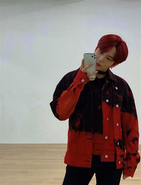 Ateez Jongho Red Aesthetic Black Aesthetic Choi Jong Ho