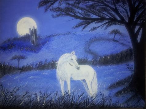 White Knight Painting by Kimi Arts