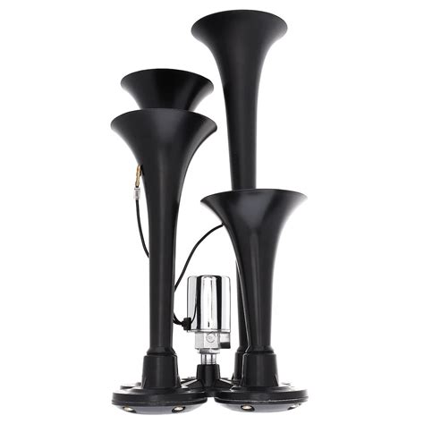 Drisentri Trumpet Air Horn Train Horn V Db Super Loud Black Four