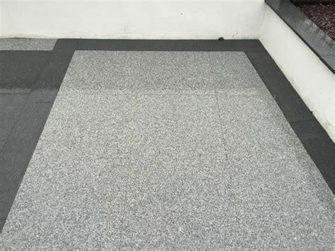 Raven Grey Granite Outdoor Pavers Pool Coping Tiles Non Slip Stone