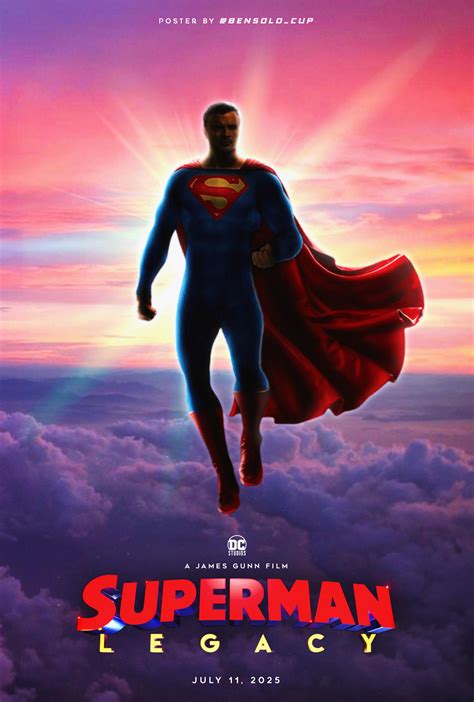 Are You Guys Excited For Superman Legacy Poster By Me Rdccinematic