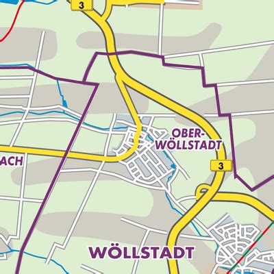 Ober W Llstadt Stadtpl Ne Und Landkarten