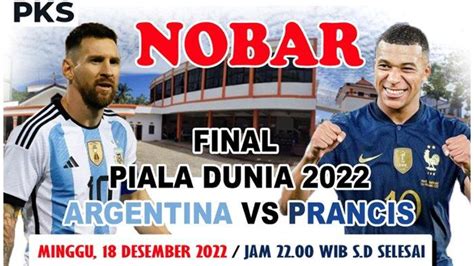 Dpd Pks Lampung Utara Ajak Nobar Final World Cup Qatar Ada Kopi