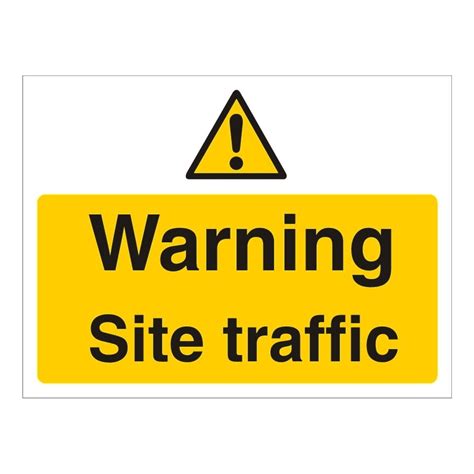 warning site traffic warning signs