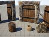 Dungeon Assets Pack Free D Model Cgtrader