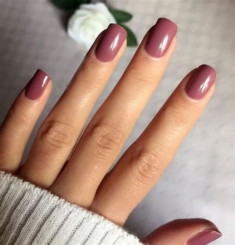 24 Best Winter Nail Polish Colours Ideas 17 Mauve Nails Popular Nail