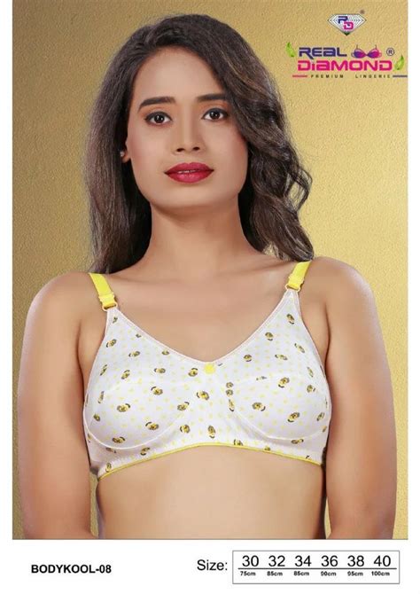 Non Padded Cotton Print Regular B Cup Bra Printed At Rs 110 5 Piece In