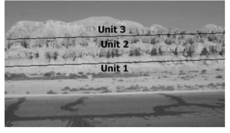 photograph showing unit      type section area