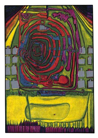 Paintings Idee farbe Hundertwasser Kreativität