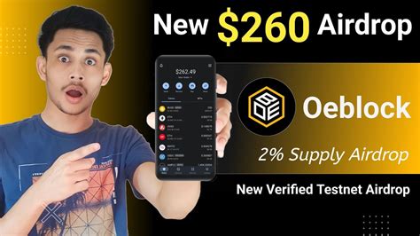 Oeblock Airdrop Earn Free 260 New Airdrop Today New Crypto Loot