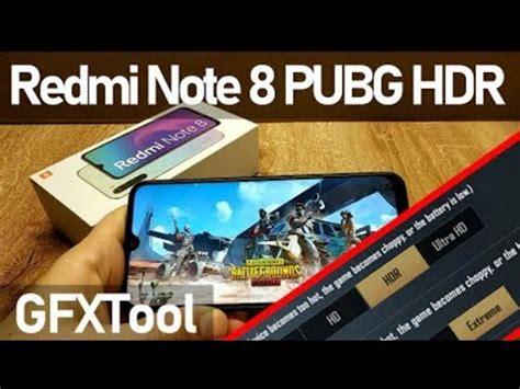 PUBG HDR Graphics On Redmi Note 8 With EXTREME Framerate Snapdragon