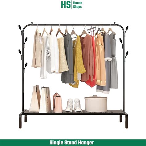 Jual Single Stand Hanger Gantungan Baju Besi Big Stand Hanger Gantungan