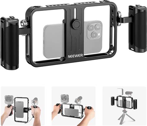 Neewer Handy Video Rig Handy Griff Stabilisatork Fig Mit Zubeh Rschuh