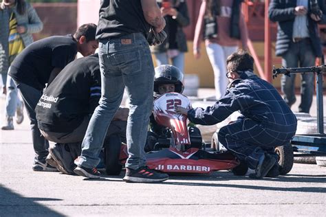 Kid Racing a Go Kart · Free Stock Photo