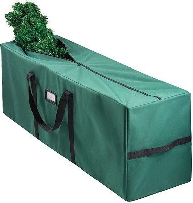 Christmas Tree Storage Tote Bag Waterproof Canvas Green - Fits 8 ...