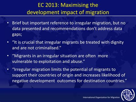 Ppt Data On Irregular Migration Human Smuggling And Development