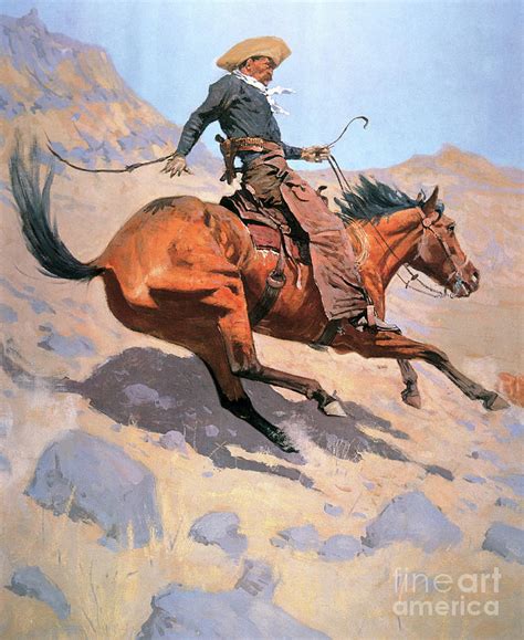 The Cowboy Painting by Frederic Remington - Fine Art America