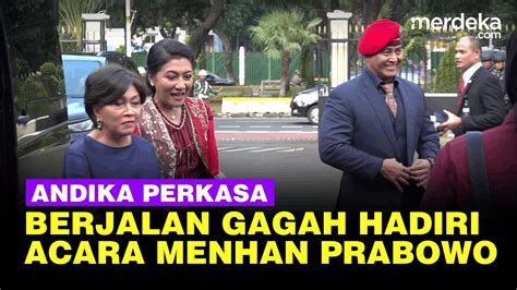 Gagah Eks Panglima Tni Andika Perkasa Berbaret Merah Hadiri Acara