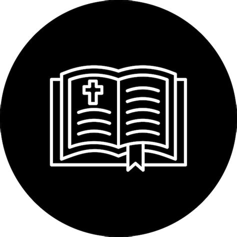 Icono De La Biblia Vector Premium