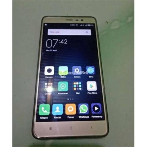 Xiaomi Note Bekas Ram Gb Fullset Mulus Masih Segel Normal No Minus