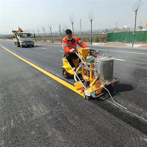 Electric Booster With Hand Push Hot Applied Road Marking Machine