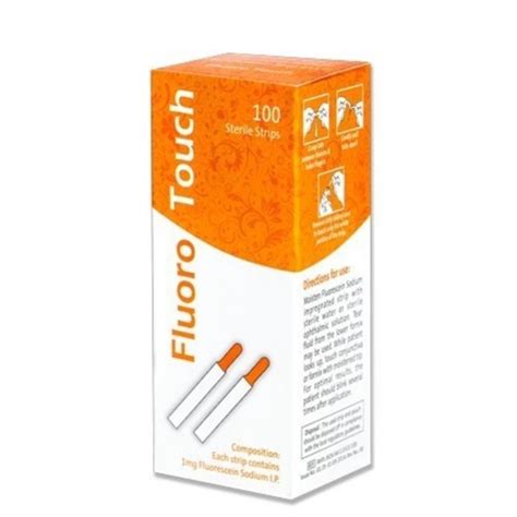 Fluoro Touch Fluorescein Sodium Ophthalmic Strips Shopee Malaysia