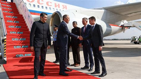 Russia Fm Lavrov Arrives In India For G20 Summit Broadcast The