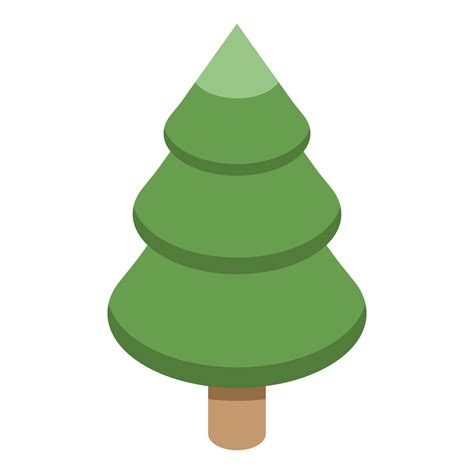 Forest tree icon, isometric style 15844953 Vector Art at Vecteezy
