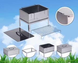 Коптильня двухъярусная ИнвентГрупп Стандарт сталь 0.8мм 380х280х170мм с ...