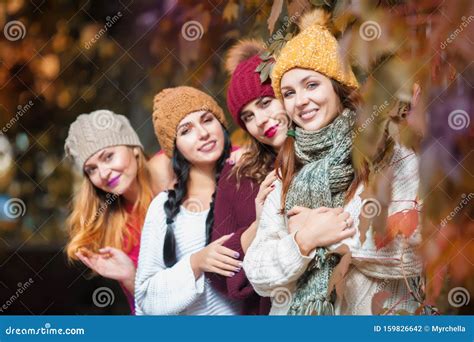 Two Women Best Friends Having Fun Outdoor Royalty Free Stock