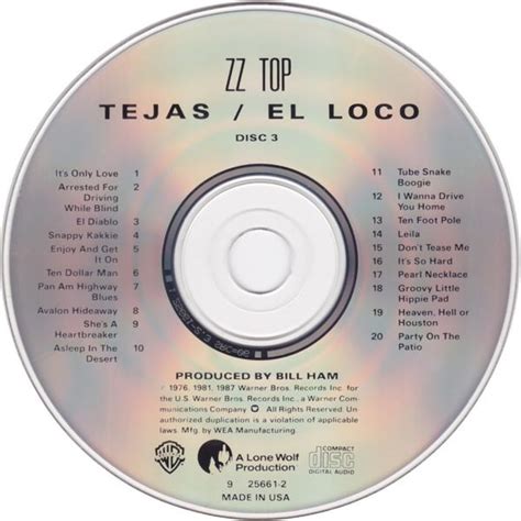 Cd ZZ Top The ZZ Top Sixpack 3cd